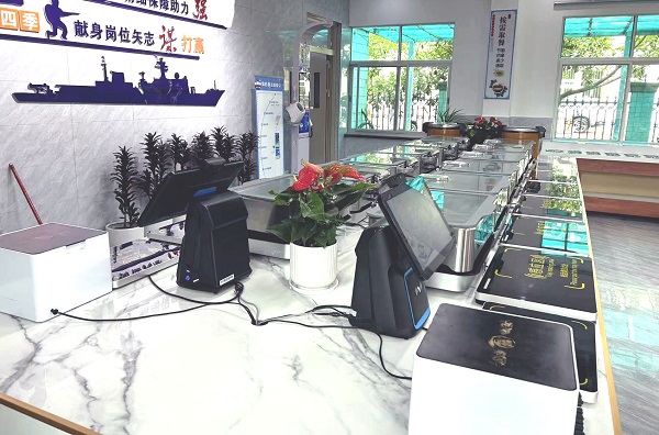 智慧食堂稱重結算臺 智慧食堂稱重結算臺